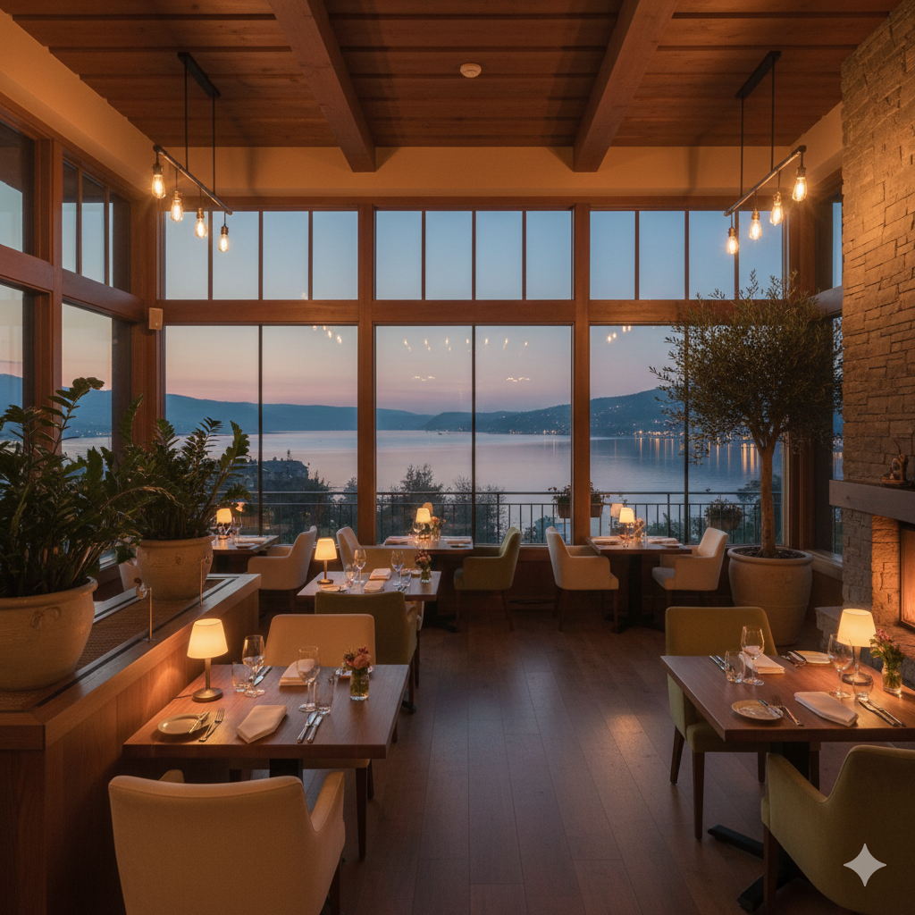 Iconic Lakeview Dining Lakeside